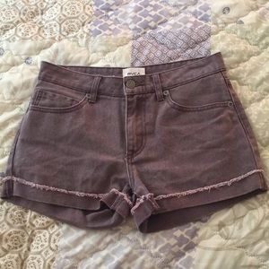 RVCA Wanderist cuffed shorts